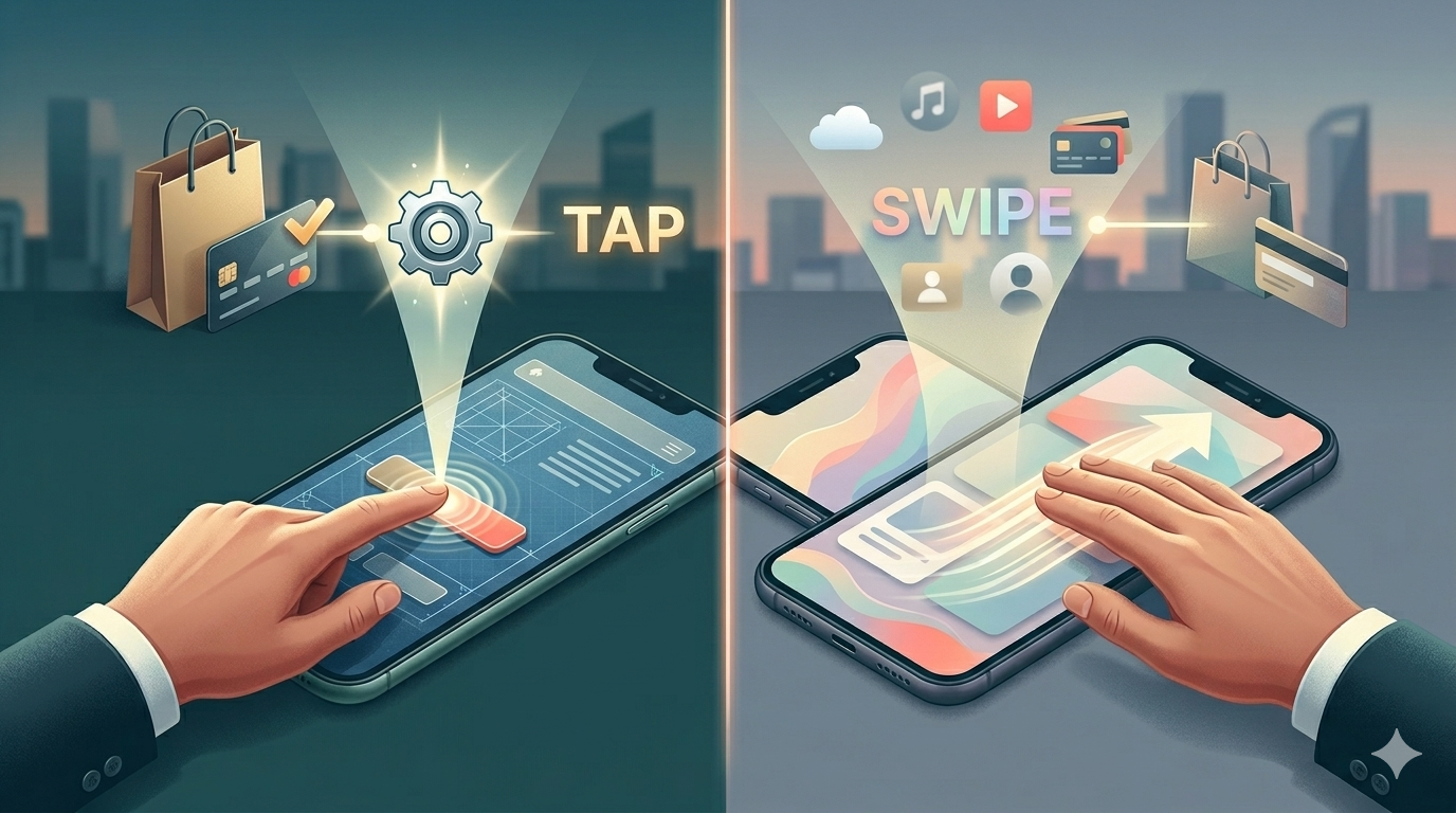 터치의 심리학: 왜 스마트한 마케터는 스와이프 대신 '탭(Tap)'을 설계하는가? 대표 이미지