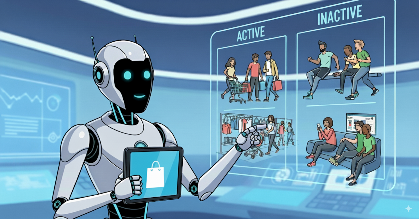 AI 추천 서비스를 사용하는 모습