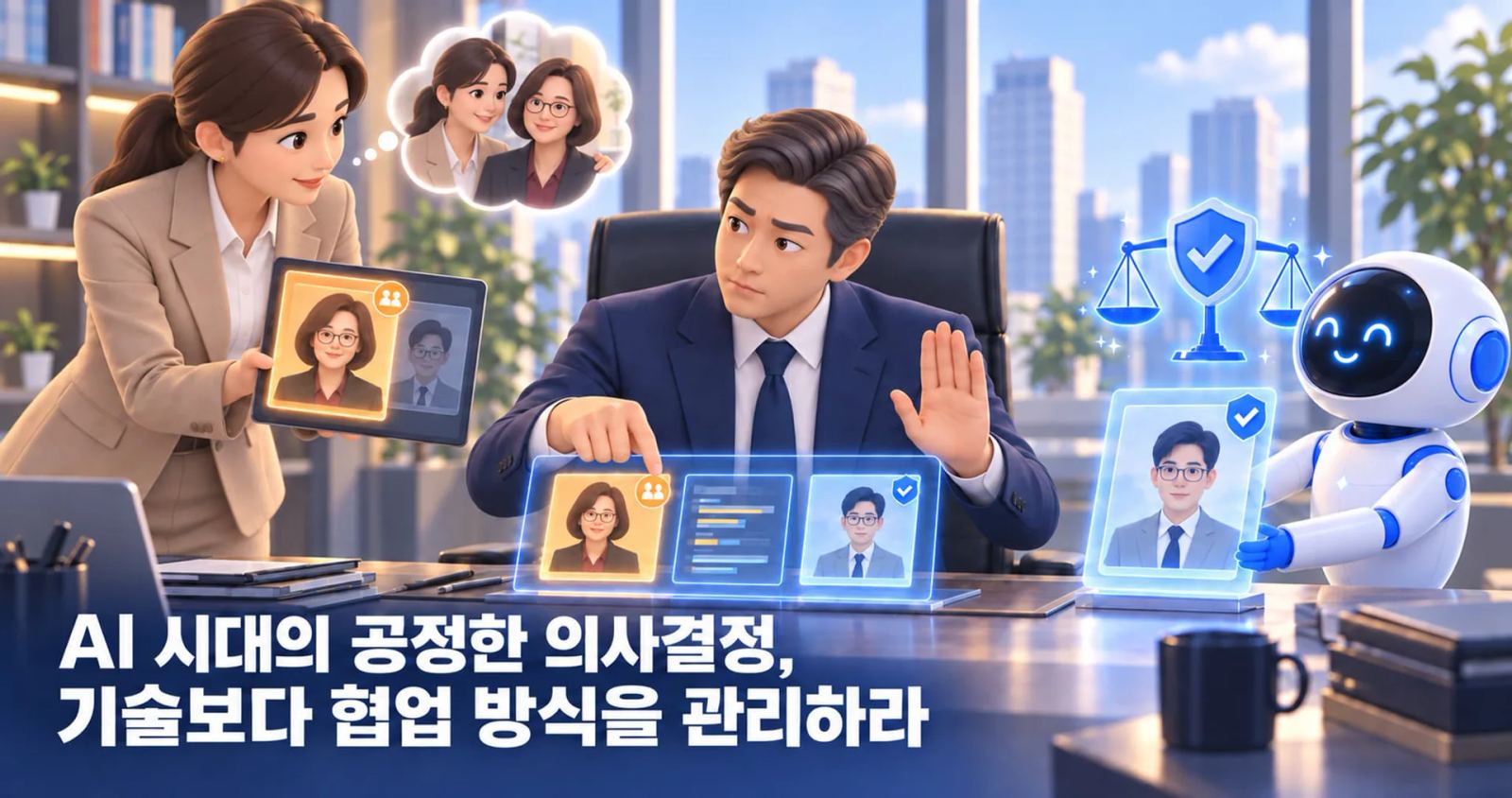 AI 시대의 공정한 의사결정, 기술보다 협업 방식을 관리하라 대표 이미지